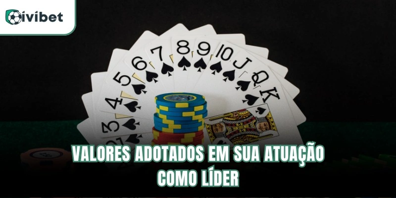 Valores adotados em sua atuação como líder