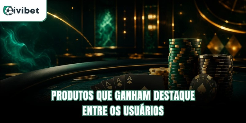 Produtos que ganham destaque entre os usuários