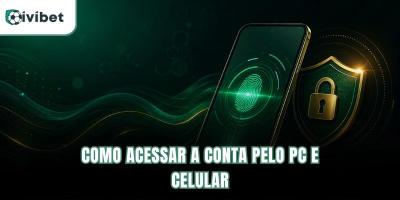Como acessar a conta pelo PC e celular