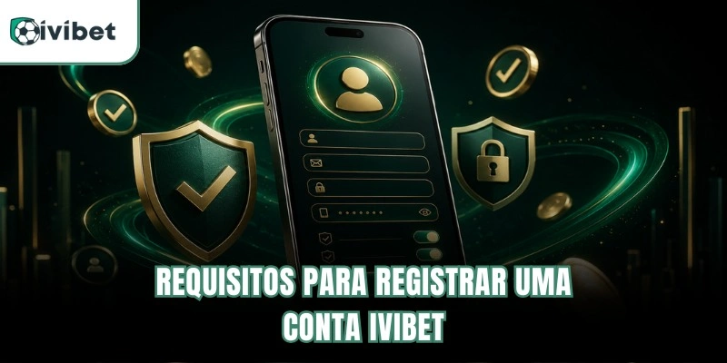 Requisitos para registrar uma conta Ivibet